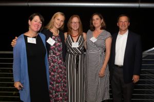 Olga and Tracy with winners of 2019 Sustainability awards